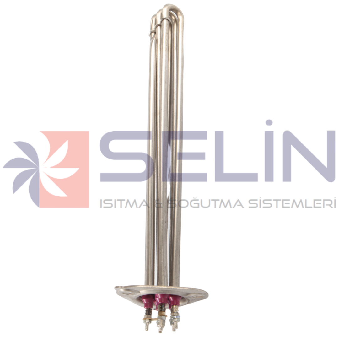 F2102 6 KW KÜÇÜK ÜÇGEN FLANŞ REZİSTANS T.ISISAN 380/220V