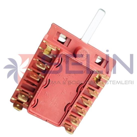 6+6 ÇEVİRMELİ POLYEMİT ANAHTAR SÜREKLİ DÖNER MİL :23 MM